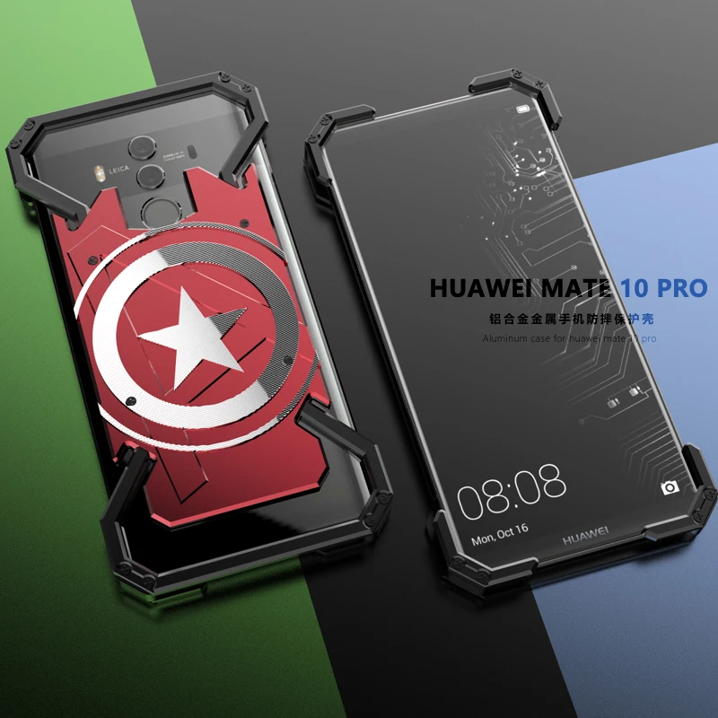 Чехол для Huawei Mate 10 Pro роскошный металлический алюминиевый каркас 6 0 дюйма