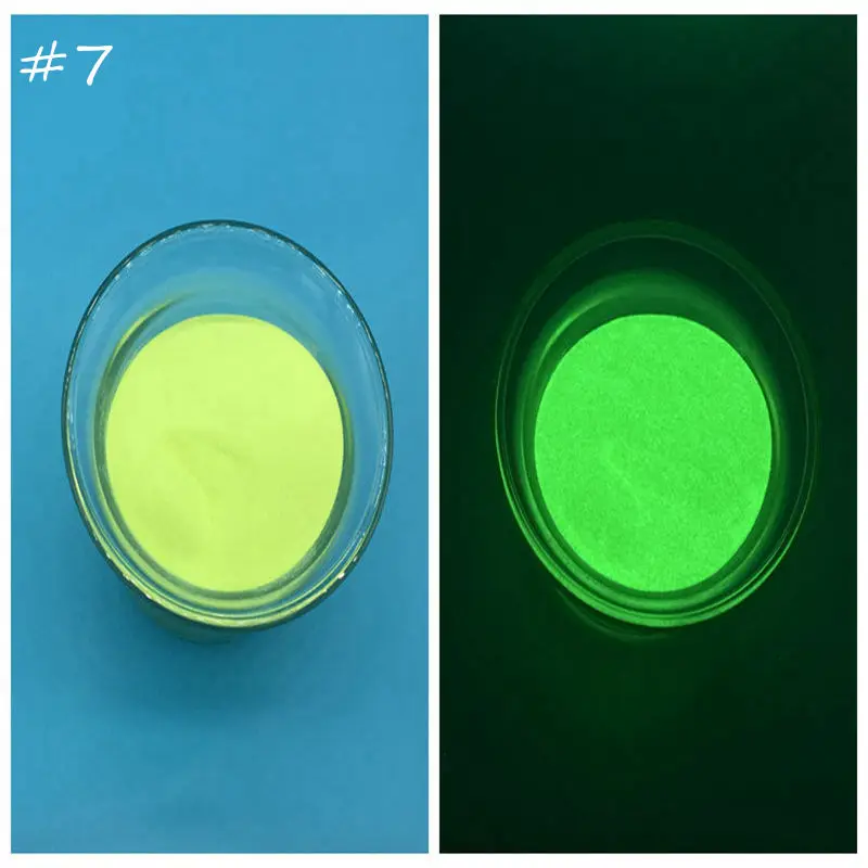 100 г бесплатная доставка светящийся в темноте пигмент желтый свет светится долго