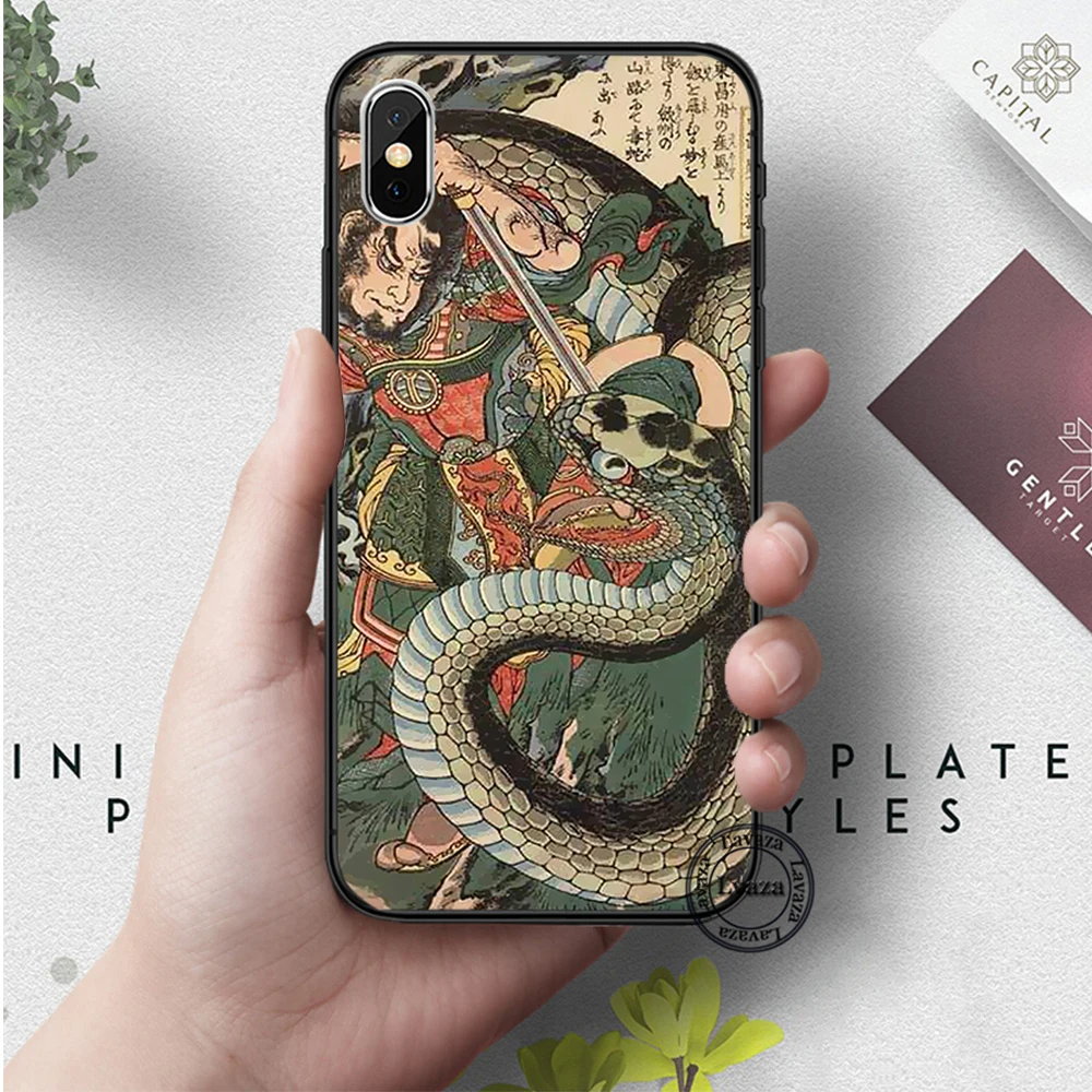 5 Японский стиль арт силиконовый чехол для iPhone 5 SE 5S 6 6S Plus 7 8 11 Pro X XS Max XR - Цвет: 5