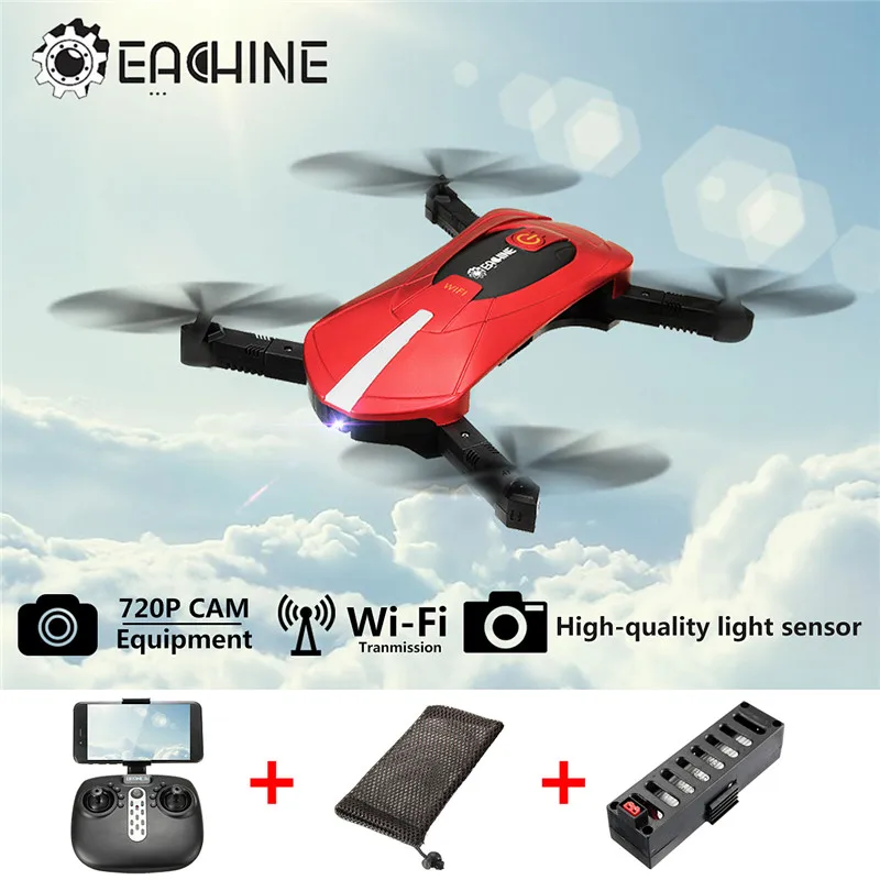 Eachine E52 2MP широкоугольный Wi Fi FPV с удержанием высоты складной рычаг RC Квадрокоптер