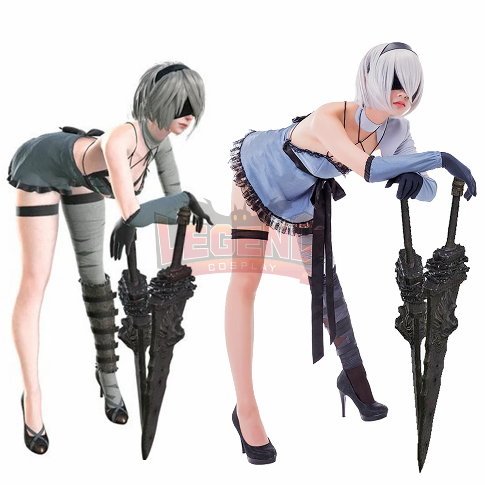 Nier automatas NieR Automata 2b костюм DLC новая версия Йорга № 2 Тип B 2B Косплей Костюм для взрослых полный комплект