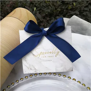 marble blue 10 шт Серые Мраморные линии конфетные коробки для вечерние украшения стола/вечерние принадлежности/свадебные подарочные коробки - Цвет: marble blue