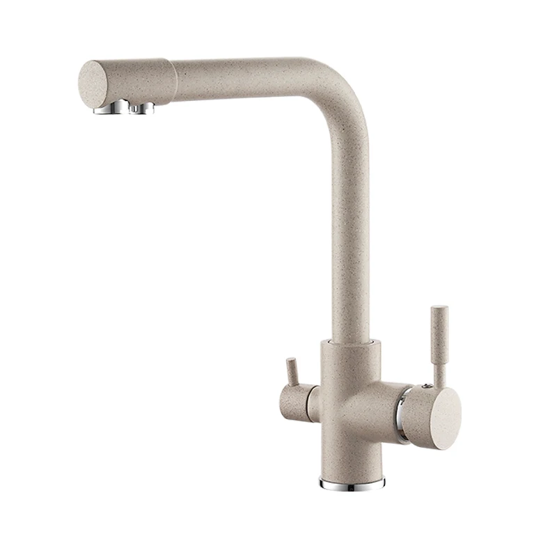 L4055K-3 LEDEME Waterfilter краны Кухня смесители питьевой воды фильтр многоцветные Кухня кран Раковина Водопроводной воды черный, белый цвет - Цвет: L4055K-3