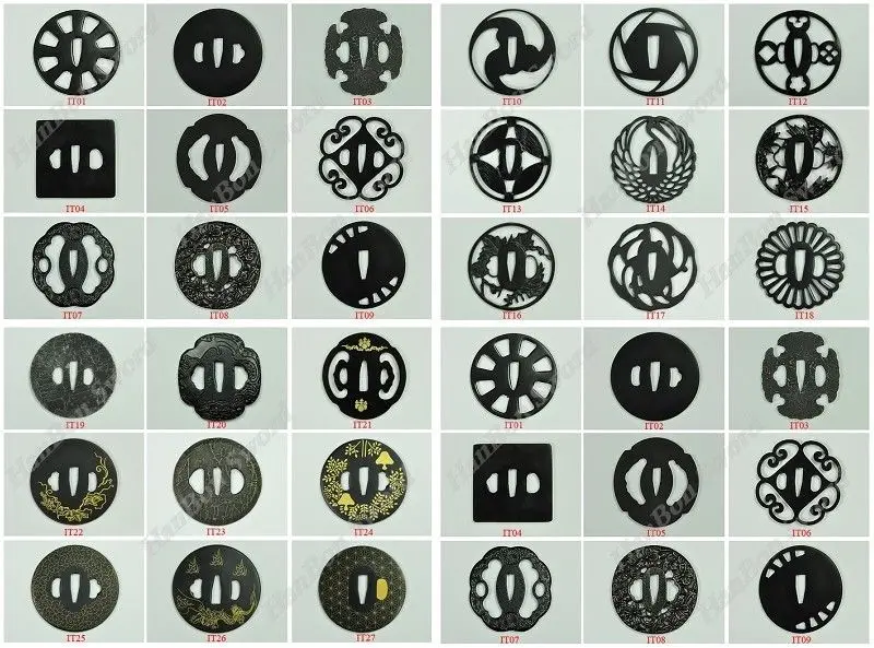 Высокое качество железный Tsuba меч рукоятка аксессуары для японских самураев