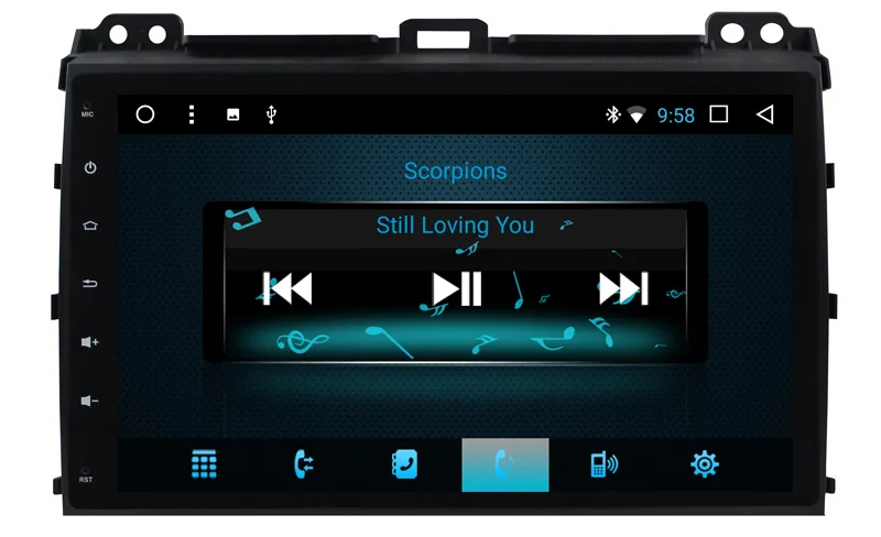 Восьмиядерный Android 8 1 Автомобильный видео GPS для Toyota Prado 120 Land Cruiser 2004-2018 с радио BT AUX