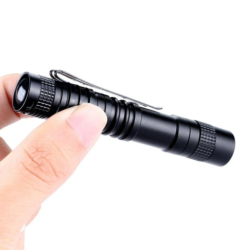 PANYUE 10PCS Portable Mini Penlight XPE-R3 LED Flashlight Torch Hugs by Pocket Light Outdoor Camping Light For 1* AAA Battery