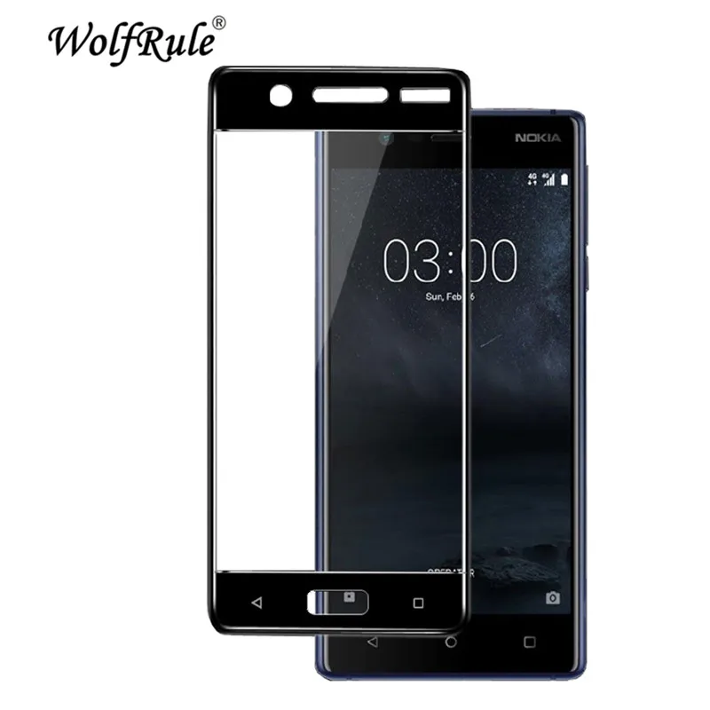 

2 шт. Защитное стекло для экрана для Nokia 5 Анти-Браст 2.5D Закаленное стекло для Nokia 5 полное покрытие стекло для Nokia5 Nokia 5