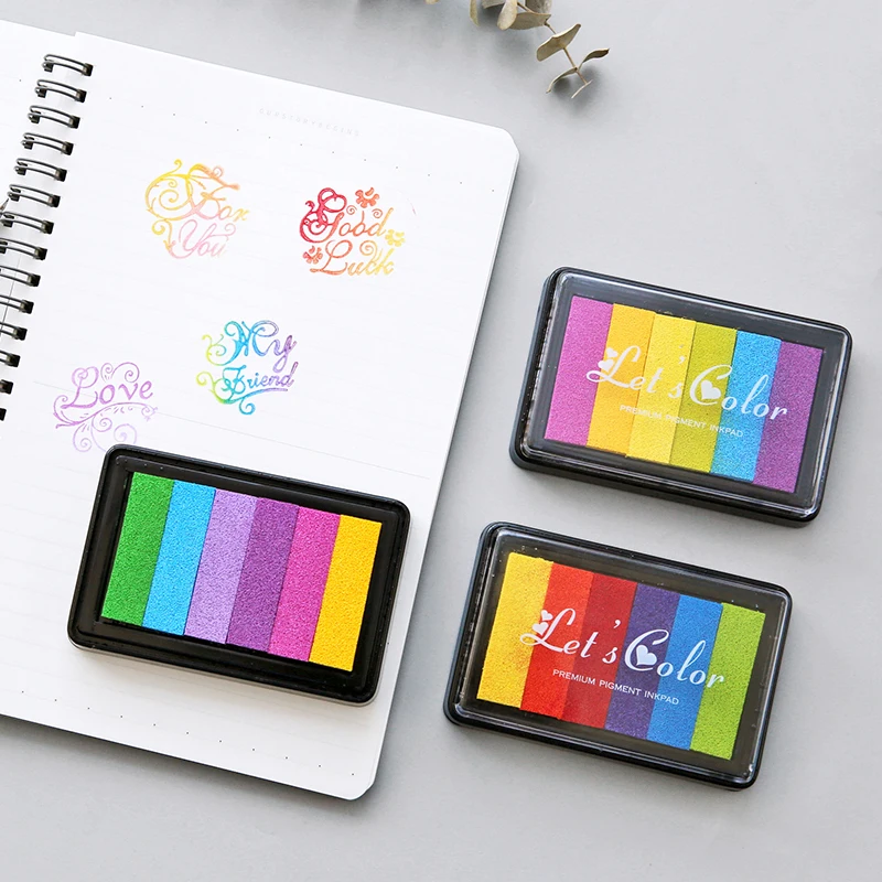 Jamie Примечания красочные Diy Скрапбукинг чернильный коврик для фотографий