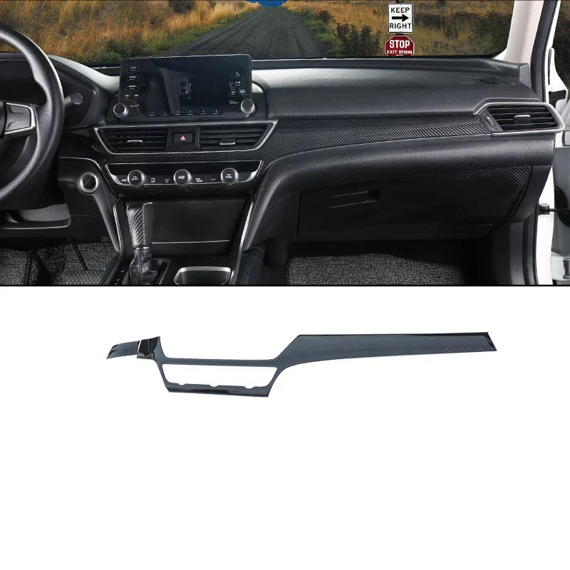Для Honda Accord 2018 1 шт. углеродное волокно ABS хромированный интерьер автомобиля