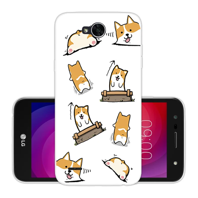 For LG X power 2 / K10 Power 5.5&quot Soft Silicone Transparent TPU power2 Phone Cases Protective Star Back Cover |