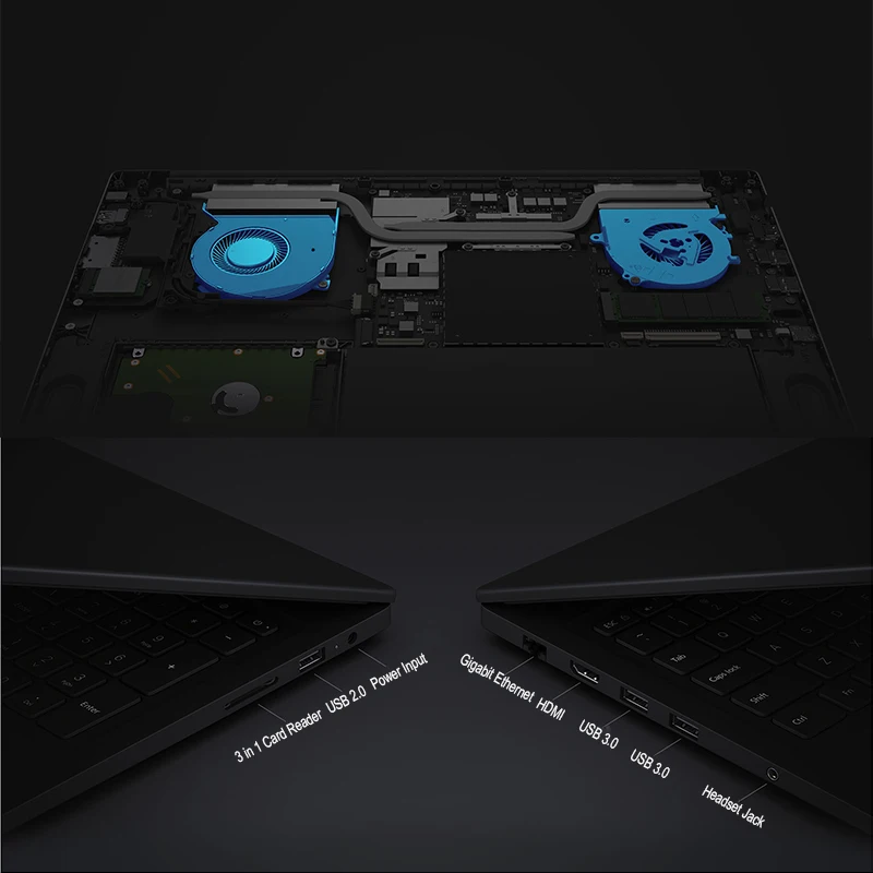 Оригинальный Xiaomi Mi Тетрадь 15 6 ''ноутбуков Intel Core 128 ГБ SSD + 1 ТБ HDD i7/i5 NVIDIA GeForce MX110