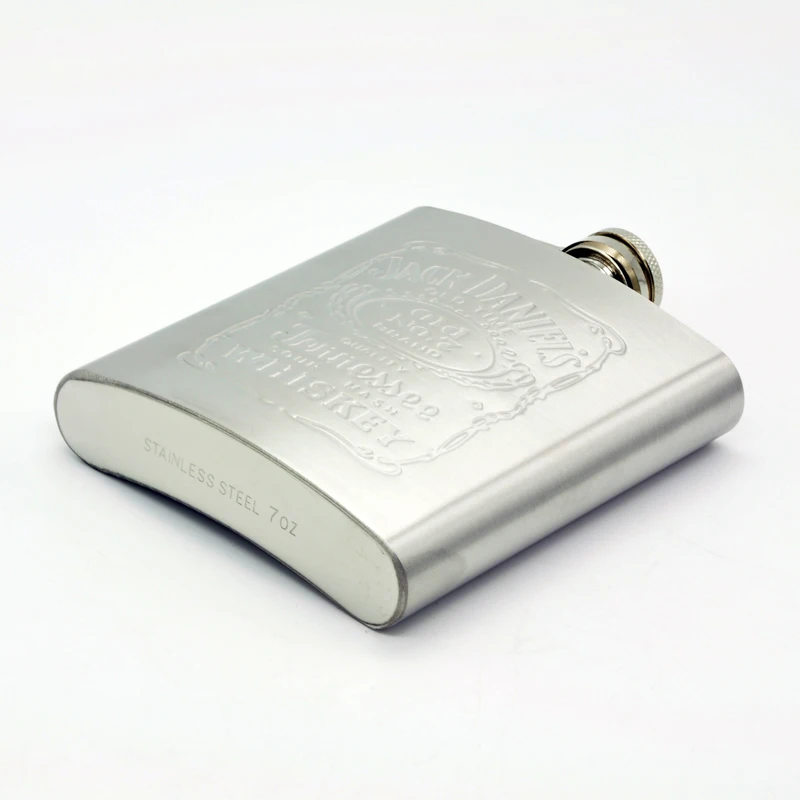 Фляжка для виски и алкоголя портативная фляжка из нержавеющей стали 7 унций с