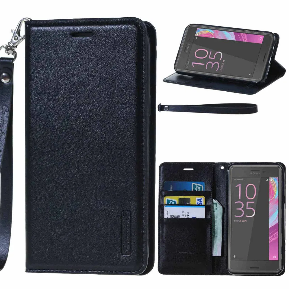 For Sony Xperia X Performance Case Luxury Leather Wallet Flip Card Slot Stand XP F8132 Phone Cover | Мобильные телефоны и