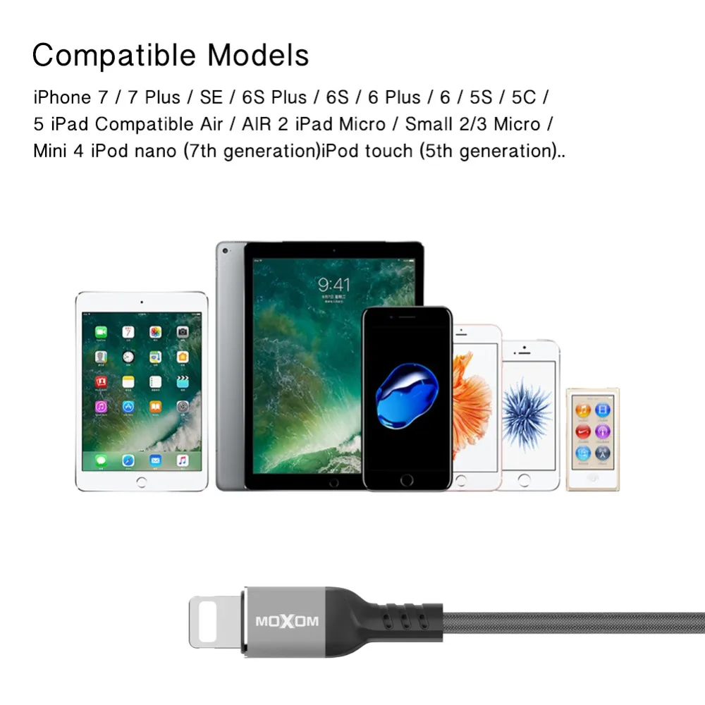 MOXOM USB C кабель для мобильного телефона Быстрая зарядка type C кабель для huawei samsung Vivo Oppo Meizu