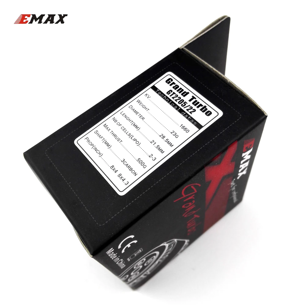 4 шт. EMAX 1260kv 1660kv Бесколлекторный двигатель GT серии 2-3 s 28. 5 мм для rc аксессуар