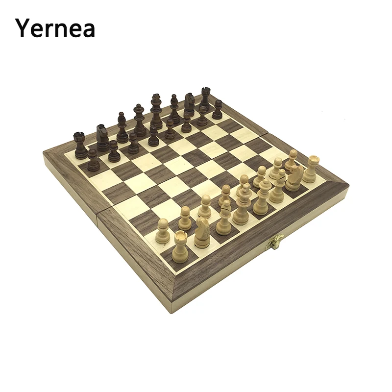 

Магнитные шахматы Yernea, системная игра, набор игр, шахматы из массива дерева, магнитные складные шахматы