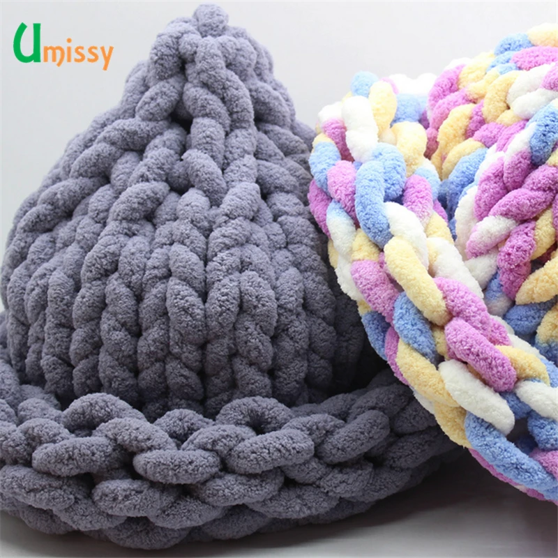 4 шт. кашемировая пряжа супер толстая для вязания цветной краситель шарф ручной