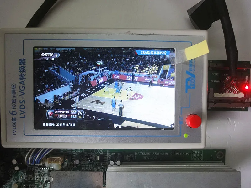 TKDMR tv 160 поколение LVDS Turn VGA конвертер с дисплеем lcd/светодиодный ТВ тестер материнской платы инструмент для материнской платы
