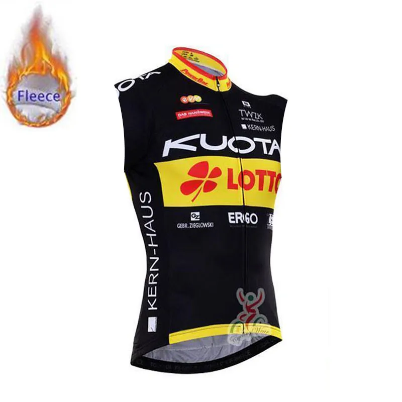 7 Pro Team Триатлон KUOTA мужские веломайки без рукавов зимние термо флисовые велосипедные рубашки спортивная одежда для езды на горном велосипеде Ropa Cicli - Цвет: 7