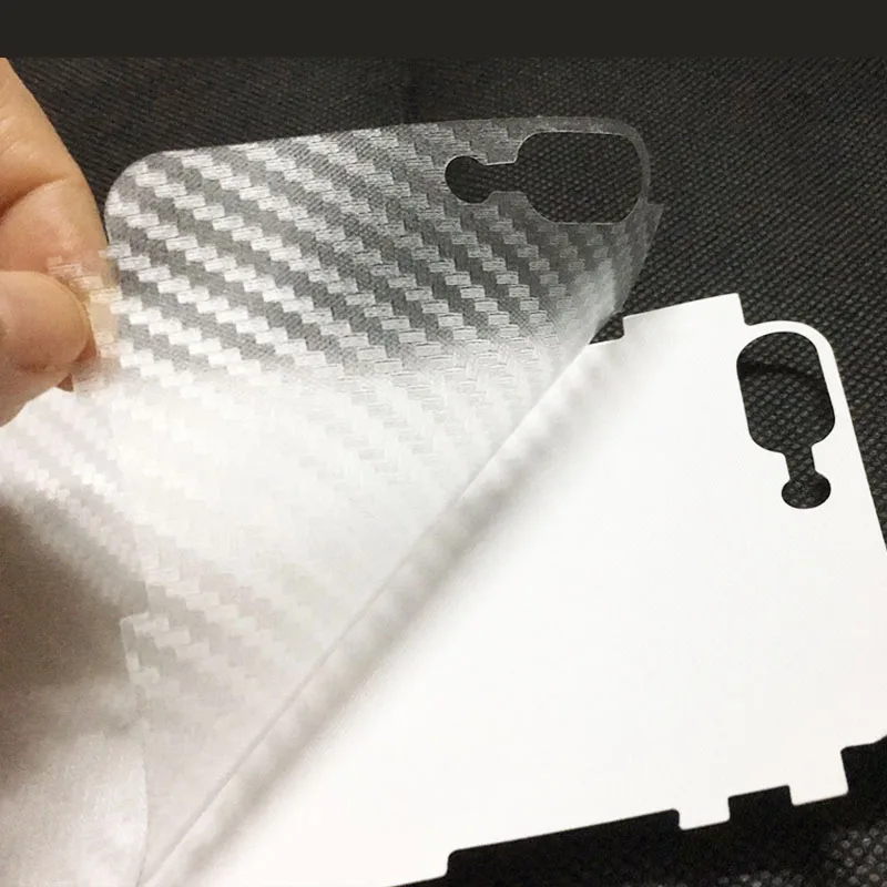 5 шт., наклейка s для iPhone 6, 6 S, 7, 8 plus, X, XS, Max, XR, задняя пленка, защита от отпечатков пальцев, матовая наклейка из углеродного волокна для декора