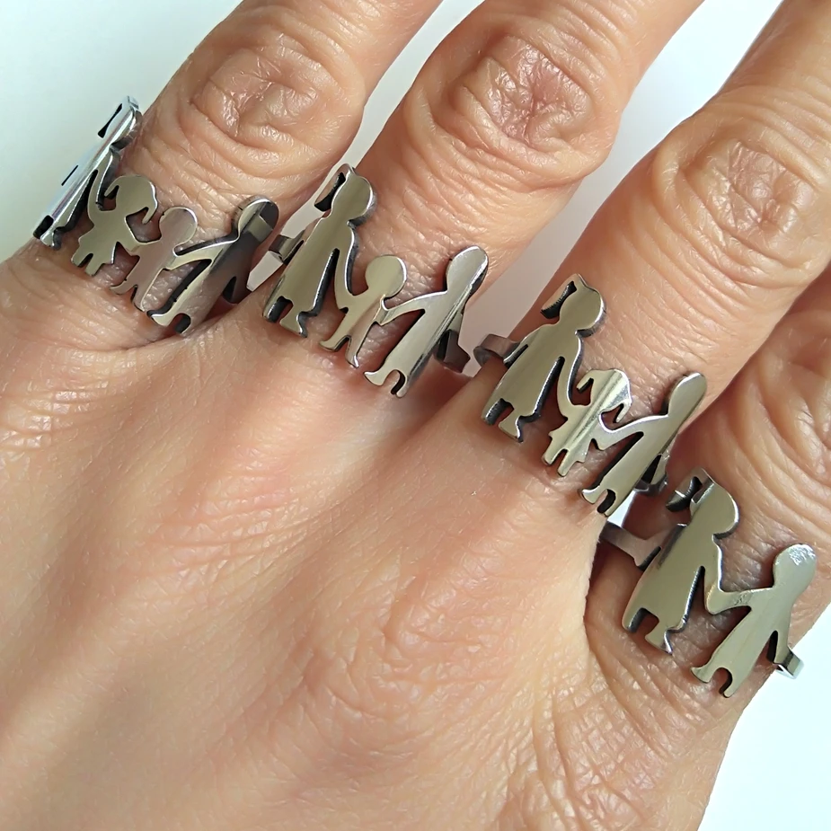 Кольцо из нержавеющей стали для влюбленных 30 шт.|Кольца| |