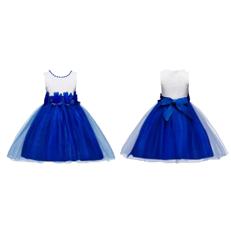 New 7 Colors Baby Girl Sleeveless Princess Dress Infant Toddler Flower Fairy Show Party Children Clothing Top | Детская одежда и