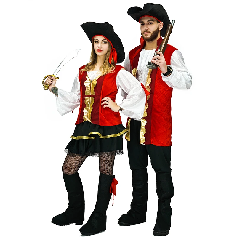 Новинка 2017 года Женский карнавальный костюм пирата нарядная юбка для вечеринки
