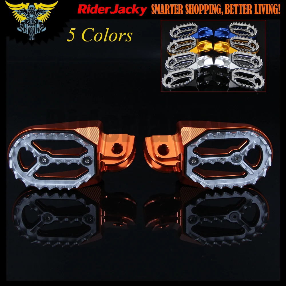 Алюминиевые оранжевые подножки для мотоцикла с ЧПУ Pegs педали KTM 950/990 SM/R/T 2005 Up 2010 2011