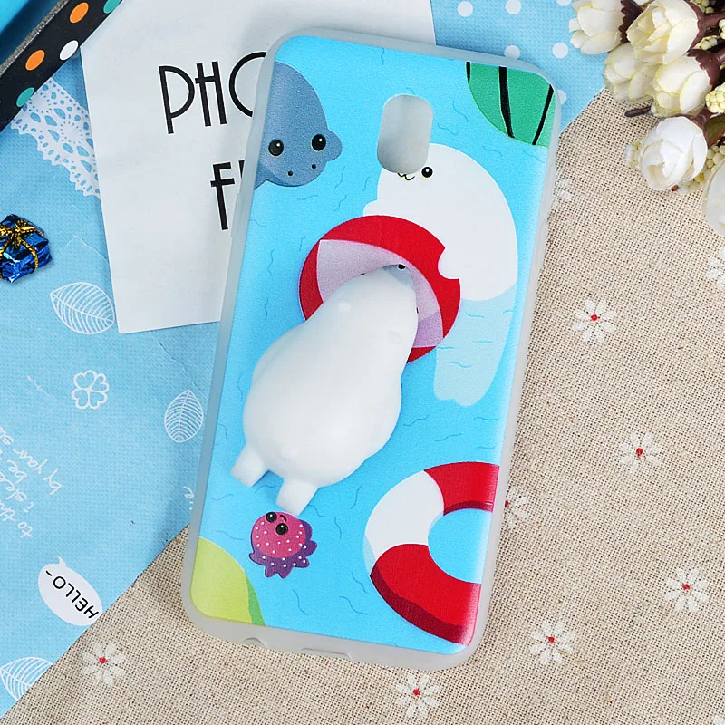 Мультфильм чехол для телефона samsung Galaxy A3 A5 J3 J5 J7 2017 J330 J530 J730 ЕС версия милый 3D