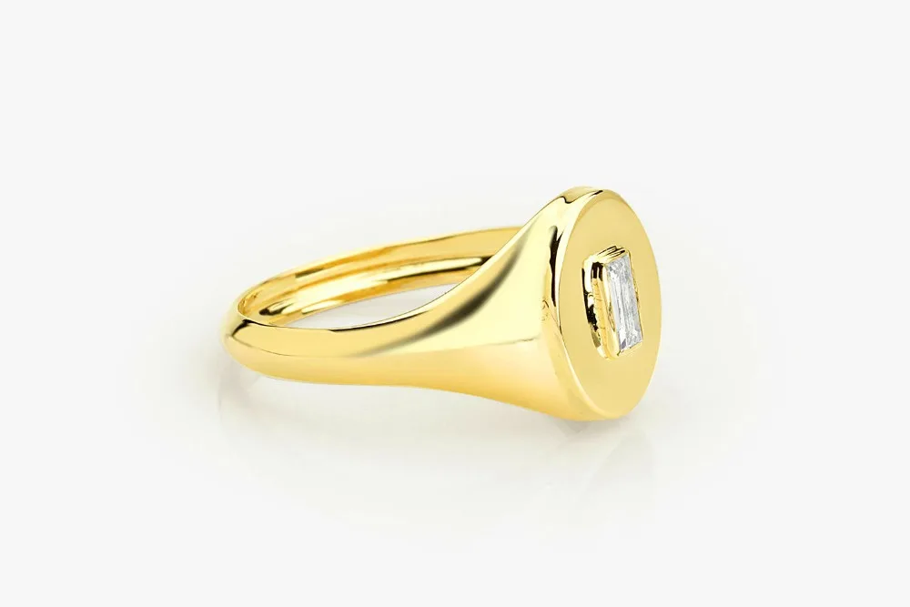 2019 женское маленькое кольцо на палец с кристаллом из циркония позолоченные