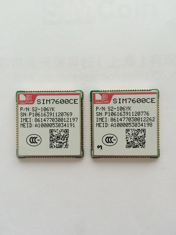 1PCS/LOT SIM7600CE B1/B3/B8 /B38/B39/B40/B41 LCC SMT TYPE LTE-TDD/LTE-FDD/HSPA+/TD-SCDMA 100% New&ampOriginal |