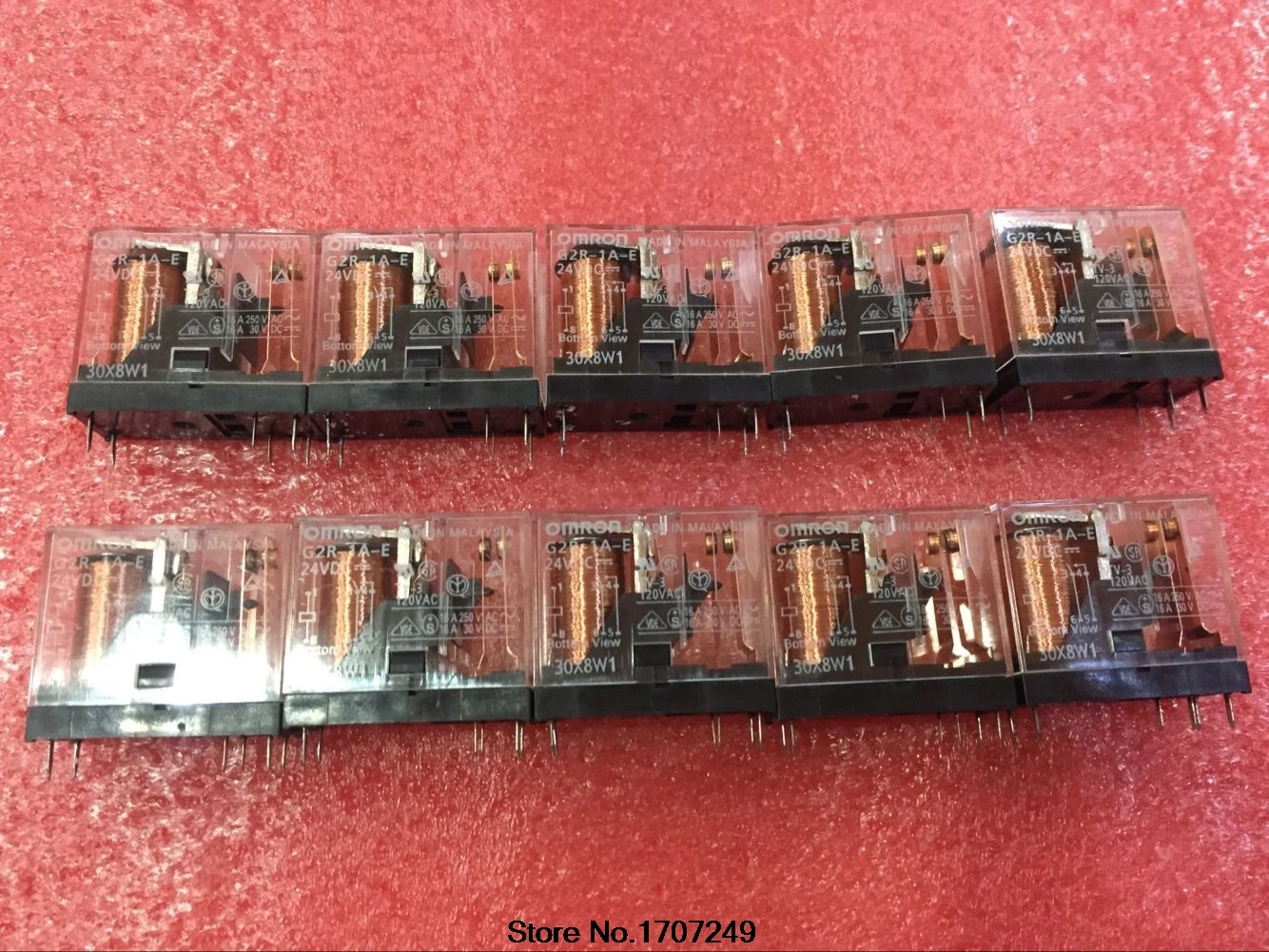 Новинка оригинальное реле мощности OMRON 10 шт. фотолампочки 24 В 16 А 6 контактов|omron