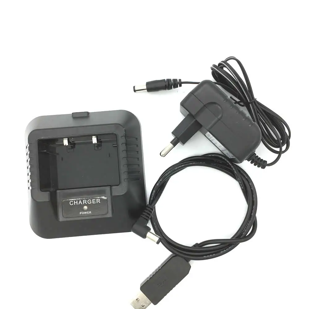 Зарядное устройство USB для Baofeng Портативное двухстороннее радио рация UV5r