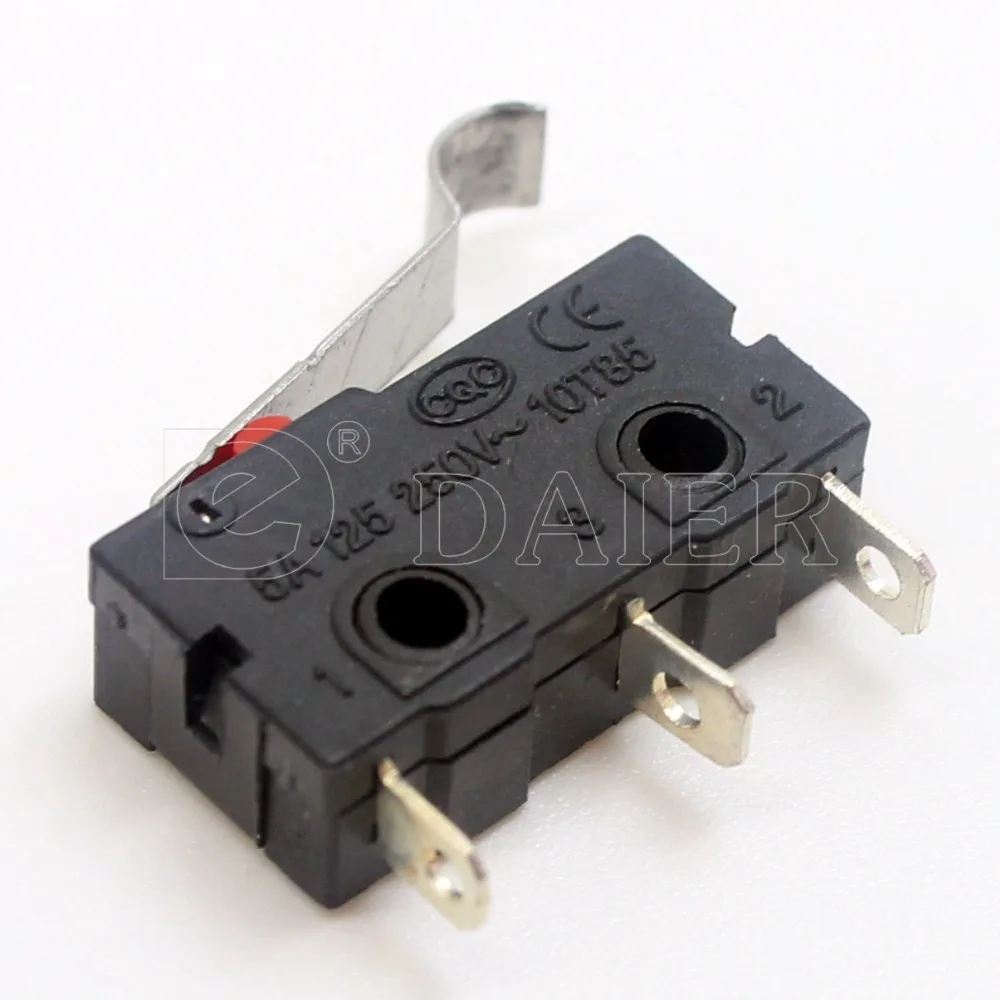 10 шт./лот SPDT мгновенного микро выключатели KW4 Z4F150 5 ампер 125VAC 150GF T85 черные дуги