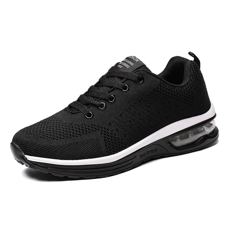 Мужские кроссовки для женщин красивые Zapatillas спортивные Цвет черный красный