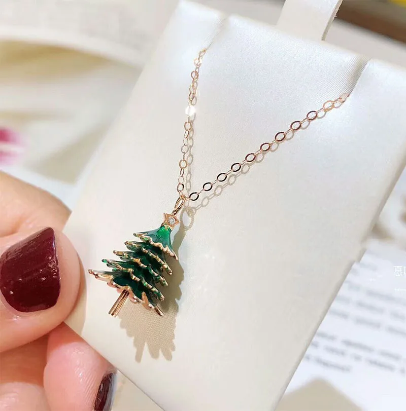 Christmas gift Jewelry 18K gold Heart-shaped Necklace 002 | Украшения и аксессуары
