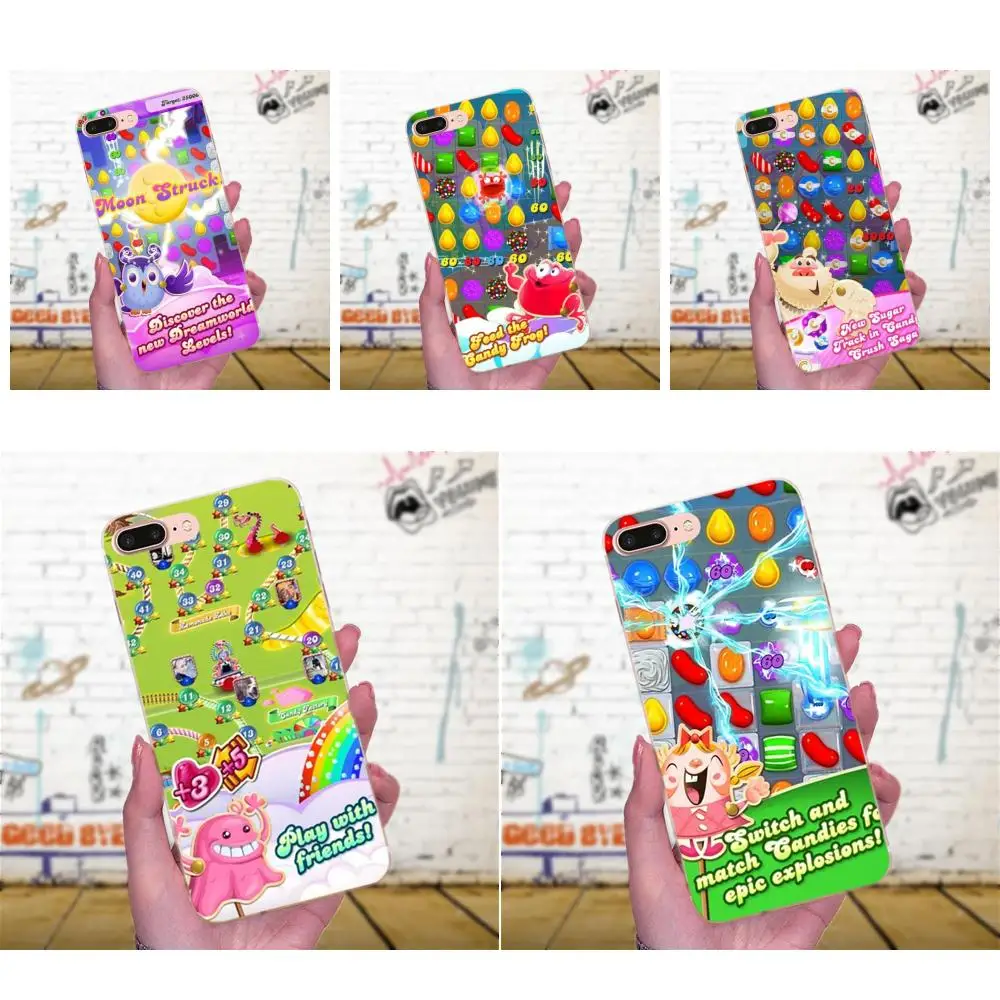 Для Xiaomi Mi3 Mi4 Mi4C Mi4i Mi5 Mi 5S 5X 6 6X 8 SE A1 Max Mix 2 Note 3 4 сотовый Чехол Candy Crush Saga | Мобильные