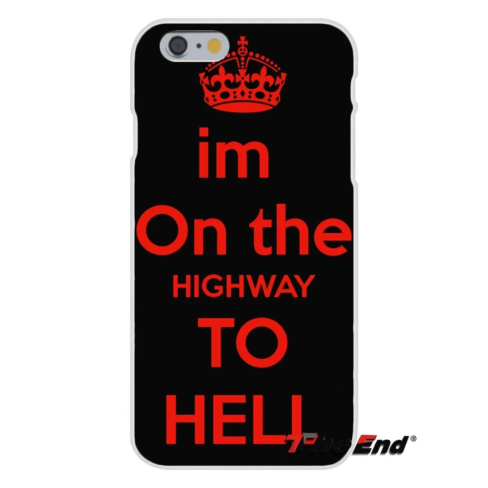 Силиконовый мягкий чехол для телефона Samsung Galaxy A3 A5 A7 J1 J2 J3 J5 J7 2015 2016 2017 Hipster Highway to Hell