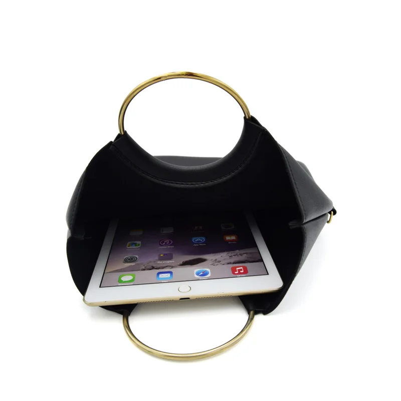 Новинка 2017 корейская модная женская сумка для рук искусственная кожа двойная