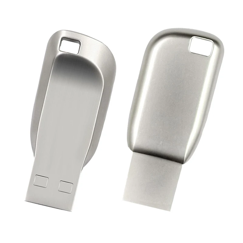 Серебристый/черный металлический флеш диск usb 2 0 4 ГБ 8 16 накопитель 32 Гб 64 128 карта
