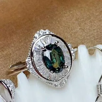 Platinum ring MeiBaPJ натуральный сапфир с Шри-Ланки драгоценный камень Ювелирный Набор 925 пробы серебро 3 шт Сиут хорошее свадебное ювелирное изделие для женщин - Цвет камня: Platinum ring