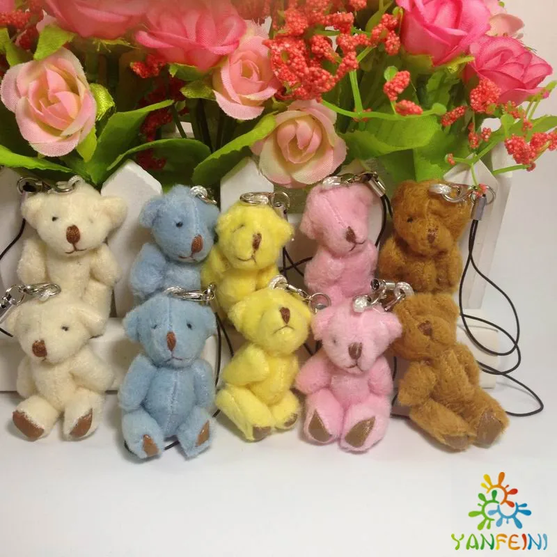 5 шт. мишка тедди 4 см|mini teddy bear|small bearsteddy bear |