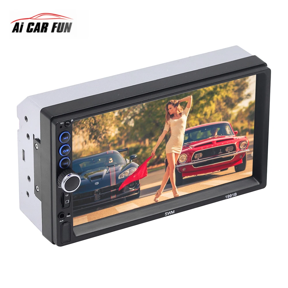 Новый 7 дюймовый 2Din с автомобильным MP5 MP4 MP3 сенсорным мультимедийным