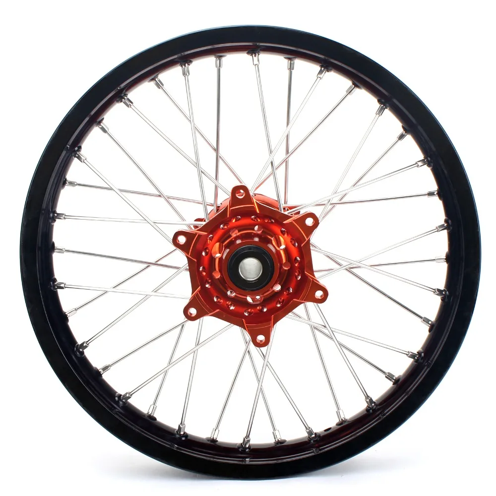 BIKINGBOY 21*1 6 18*2 15 MX Передние Задние колесные диски концентраторы для KTM XC 150 250 XC300 12 13 14