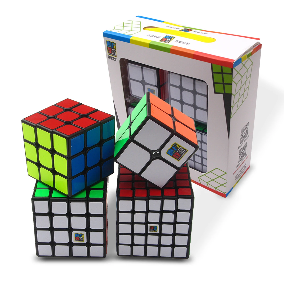 4 шт./компл. лучший подарок на день рождения 2x2x2 3x3 4x4x4 5x5x5 набор магических кубиков