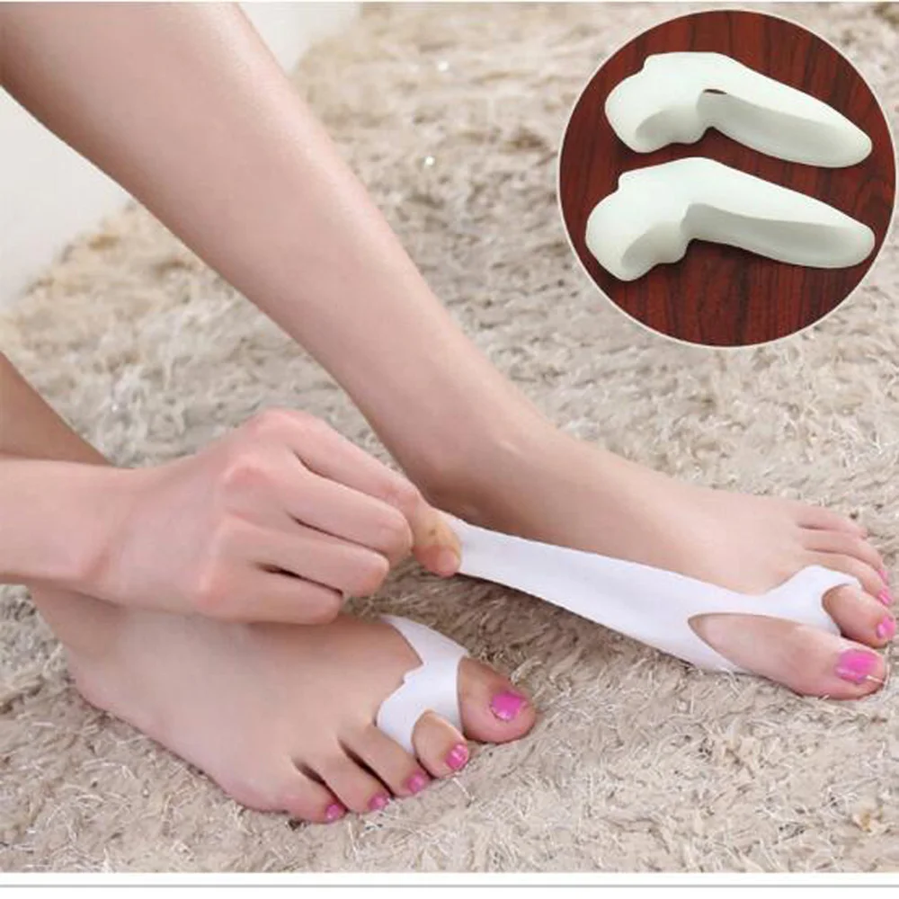 1 пара Горячая продажа носок Seperating гелевая накладка на палец при бурсите