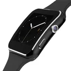 Bluetooth Smart часы X6 SmartWatch спортивные часы для Iphone с телефона Android Камера fm Поддержка WhatsApp sim-карты наручные часы T30