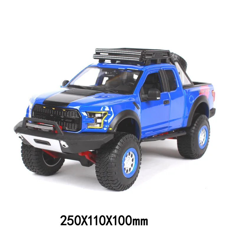 Высокое качество 1:24 2017 Ford F150 звукосниматель Раптора сплава Модель автомобиля