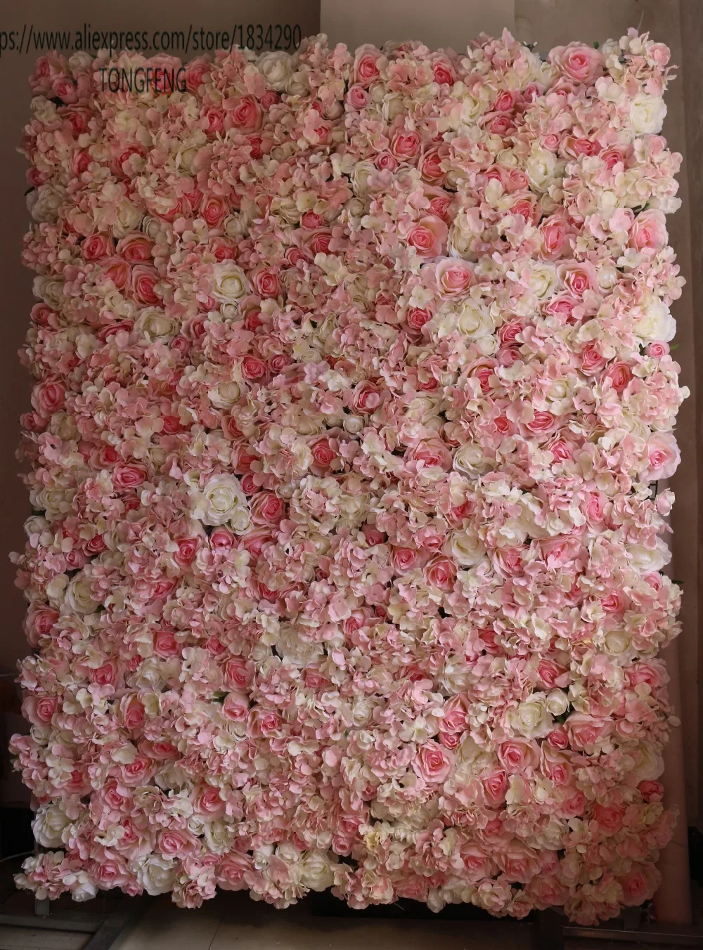Искусственный цветок TONGFENG Шелковая Роза и Гортензия свадебный фон украшение