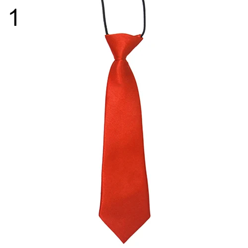 Галстук эластичный однотонный для мальчиков и девочек|tie neckties|elastic tieselastic necktie |